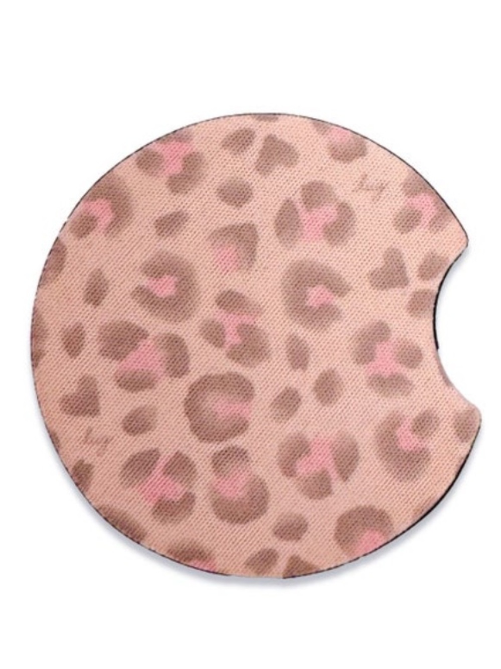 Lug Car Coaster Faded Leopard Set of Two